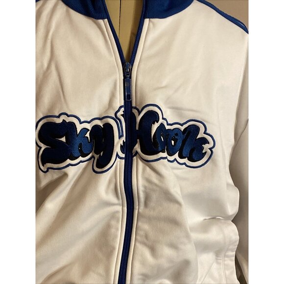 2004 Adidas Men's L Originals Sky Hook LA Lakers #33 Kareem Tracksuit Jacket - Picture 2 of 12